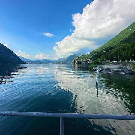Miralago -Wonderful Lake View Bissone Luaran gambar