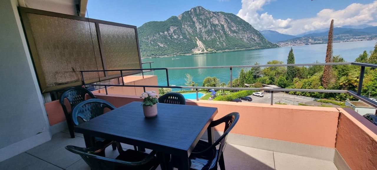 Miralago -Wonderful Lake View Bissone Luaran gambar