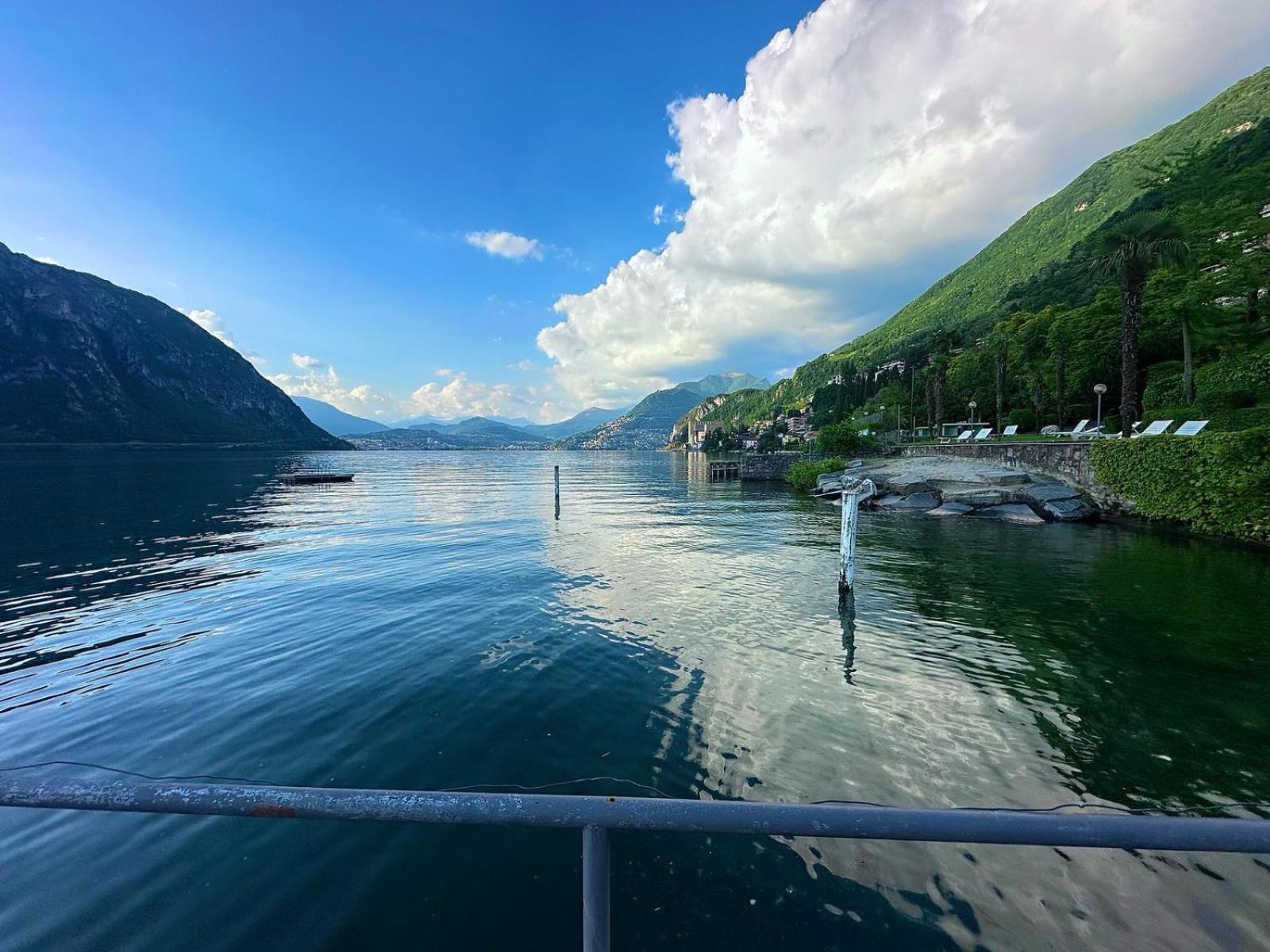 Miralago -Wonderful Lake View Bissone Luaran gambar